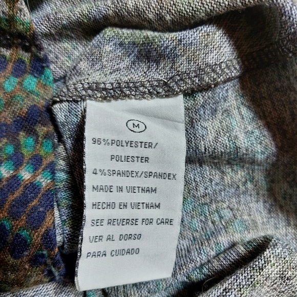 PULL IN 24HRS Shelby & Palmer Knit Blue Green Dress Size Medium - Picture 6 of 11